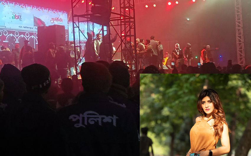 উপস্থাপক শ্রাবণ্য তৌহিদা । ছবি : সংগৃহীত
