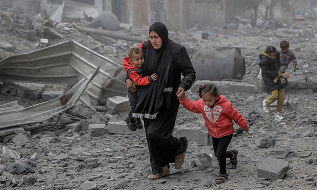 ক্ষুধা কিংবা গুলিতে মরব তবুও ফিলিস্তিন ছাড়ব না। ছবি- রূপালী বাংলাদেশ