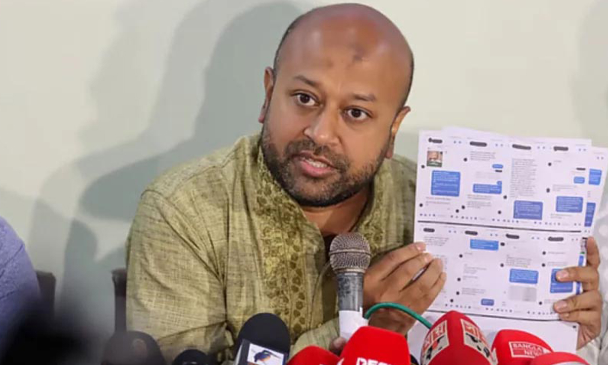 এবি পার্টির সাধারণ সম্পাদক ব্যারিস্টার আসাদুজ্জামান ফুয়াদ। ছবি- রূপালী বাংলাদেশ