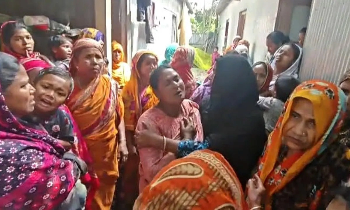 মৃত্যুতে পরিবারের আহাজারি। ছবি : সংগৃহীত