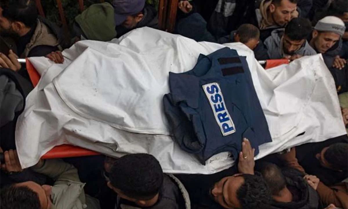 গাজায় ইসরায়েলি হামলায় তিন সাংবাদিক নিহত। ছবি- সংগৃহীত