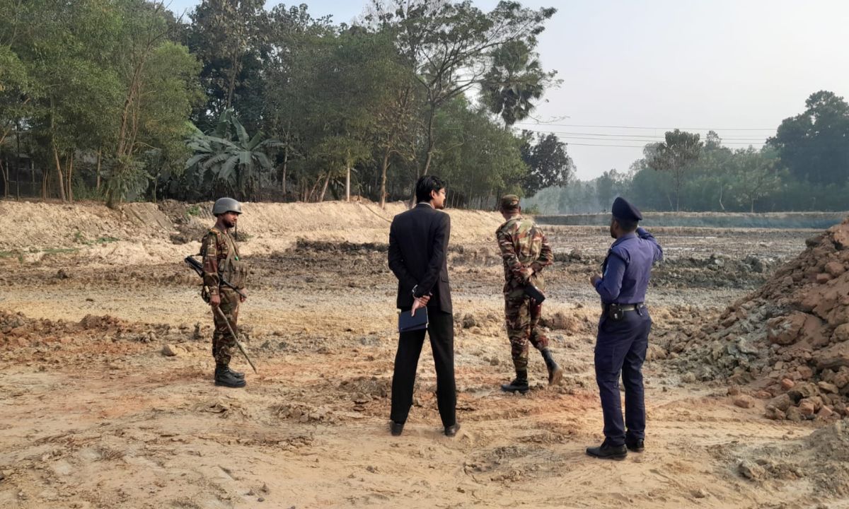 ভ্রাম্যমাণ আদালতের অভিযান। ছবি : রূপালী বাংলাদেশ