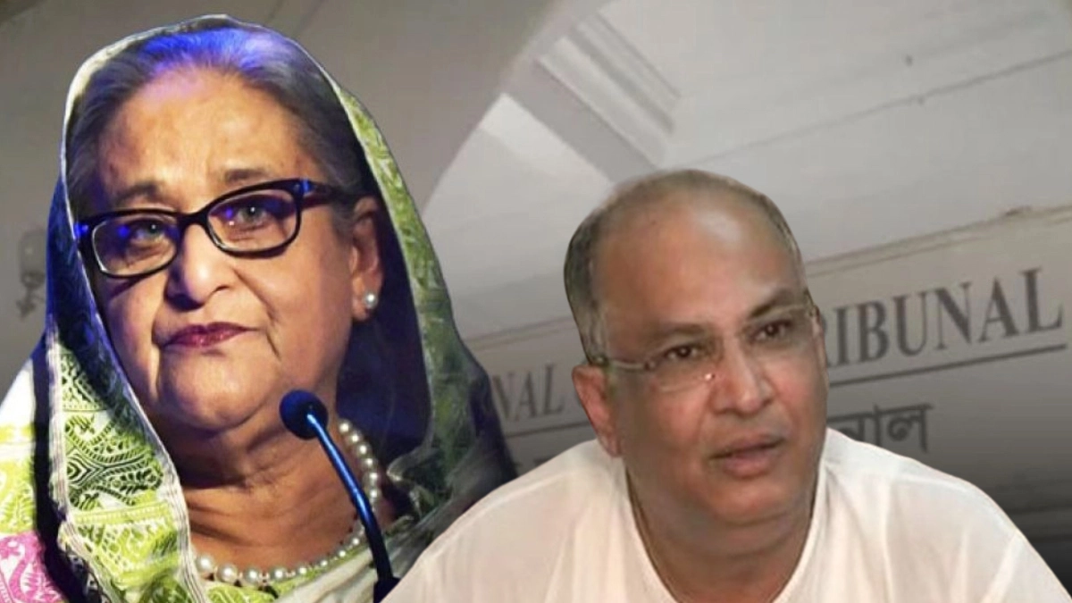 বিএনপি নেতা সালাউদ্দিন কাদের চৌধুরী ও  শেখ হাসিনা। ছবি- সংগৃহীত