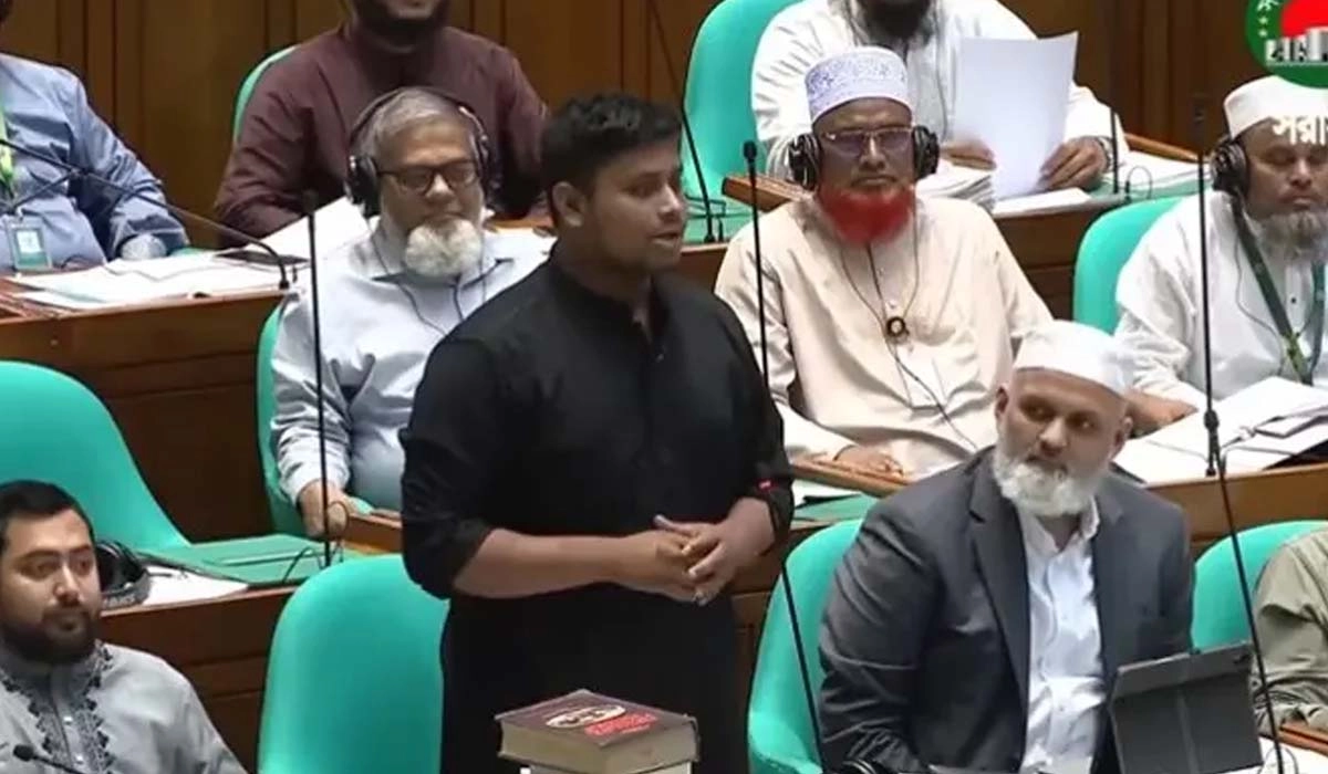 কুমিল্লা-৪ আসনের সংসদ সদস্য ও এনসিপি নেতা হাসনাত আব্দুল্লাহ। ছবি- সংগৃহীত