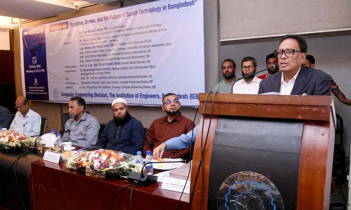 প্রযুক্তি মন্ত্রণালয়ের মন্ত্রী ফকির মাহবুব আনম। ছবি : সংগৃহীত