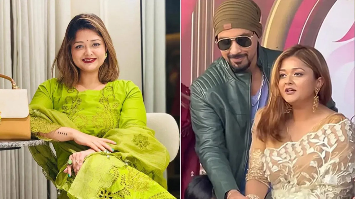 অভিনেতা যাহের আলভী ও স্ত্রী ইকরা । ছবি : সংগৃহীত