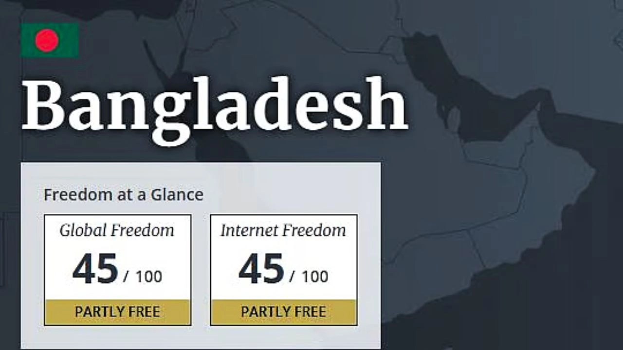 ইন্টারনেটের স্বাধীনতায় এগিয়েছে বাংলাদেশ