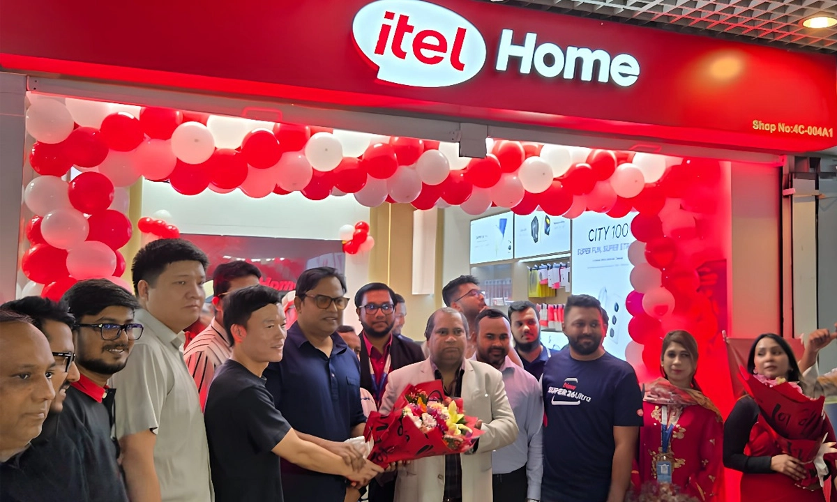 যমুনা ফিউচার পার্কের ব্লক সি, লেভেল ৪, শপ নং ৪সি-০০৪এ১  ‘আইটেল হোম’ উদ্বোধন। ছবি- সংগৃহীত