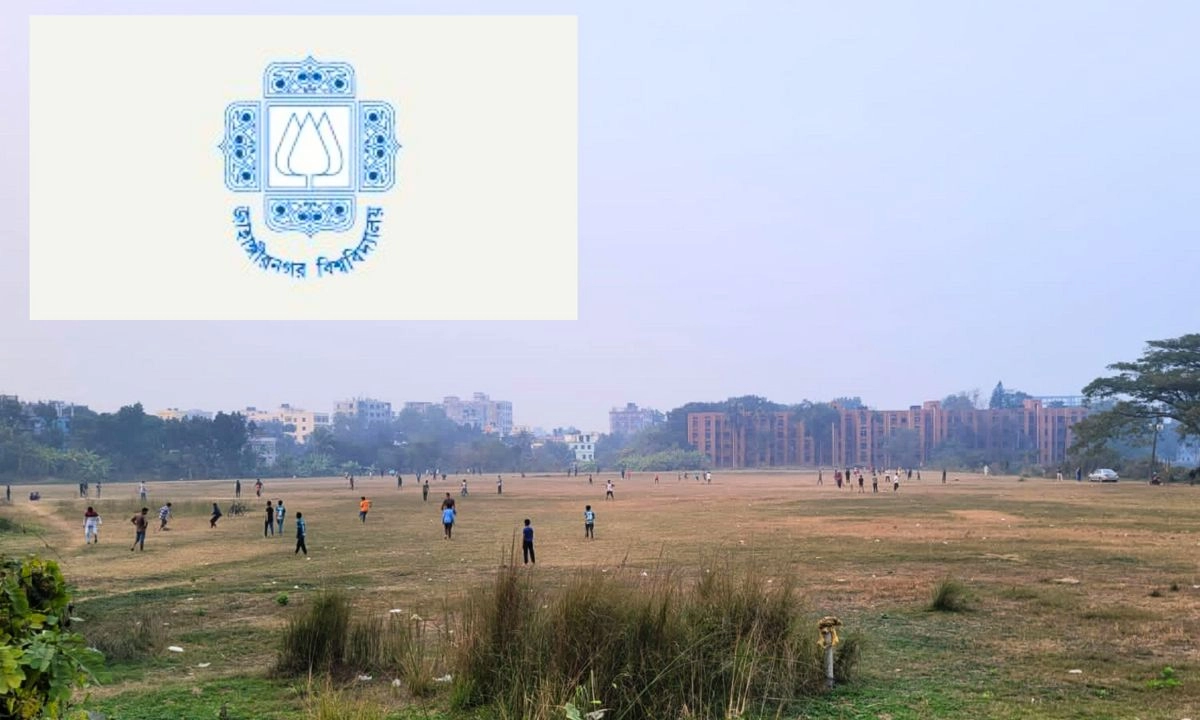 জাবির নতুন খেলার মাঠ। ছবি : রূপালী বাংলাদেশ