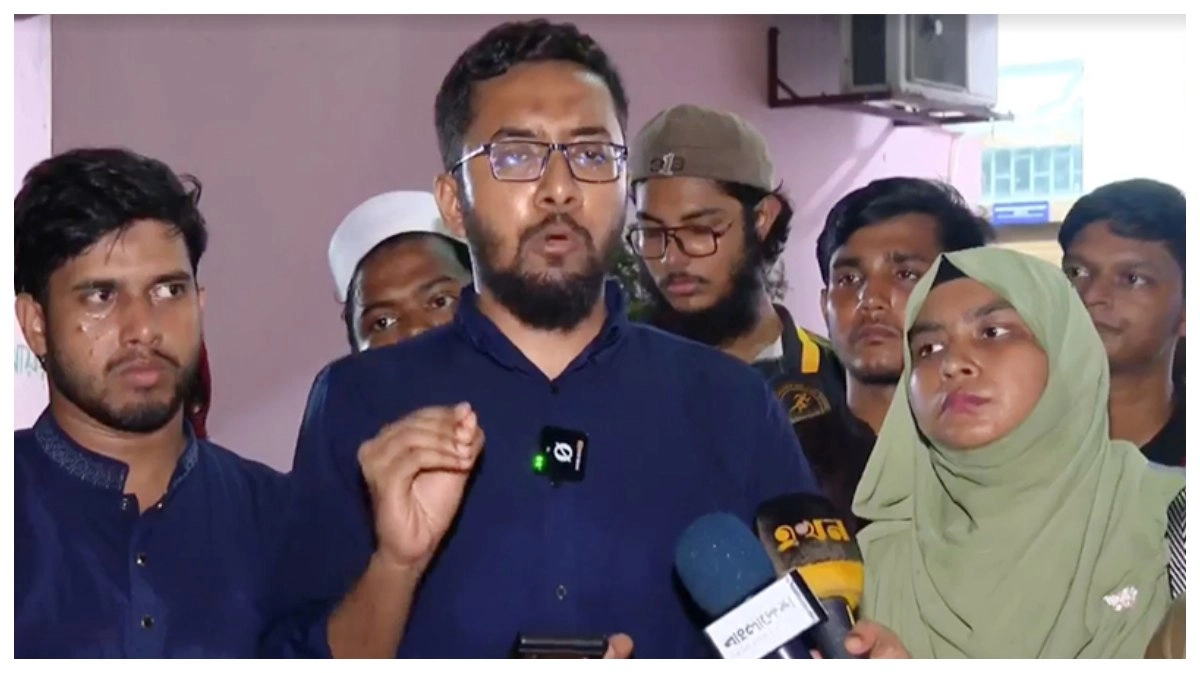 সমন্বিত শিক্ষার্থী জোটের সাধারণ সম্পাদক (জিএস) পদপ্রার্থী মাজহারুল ইসলাম। ছবি- সংগৃহীত