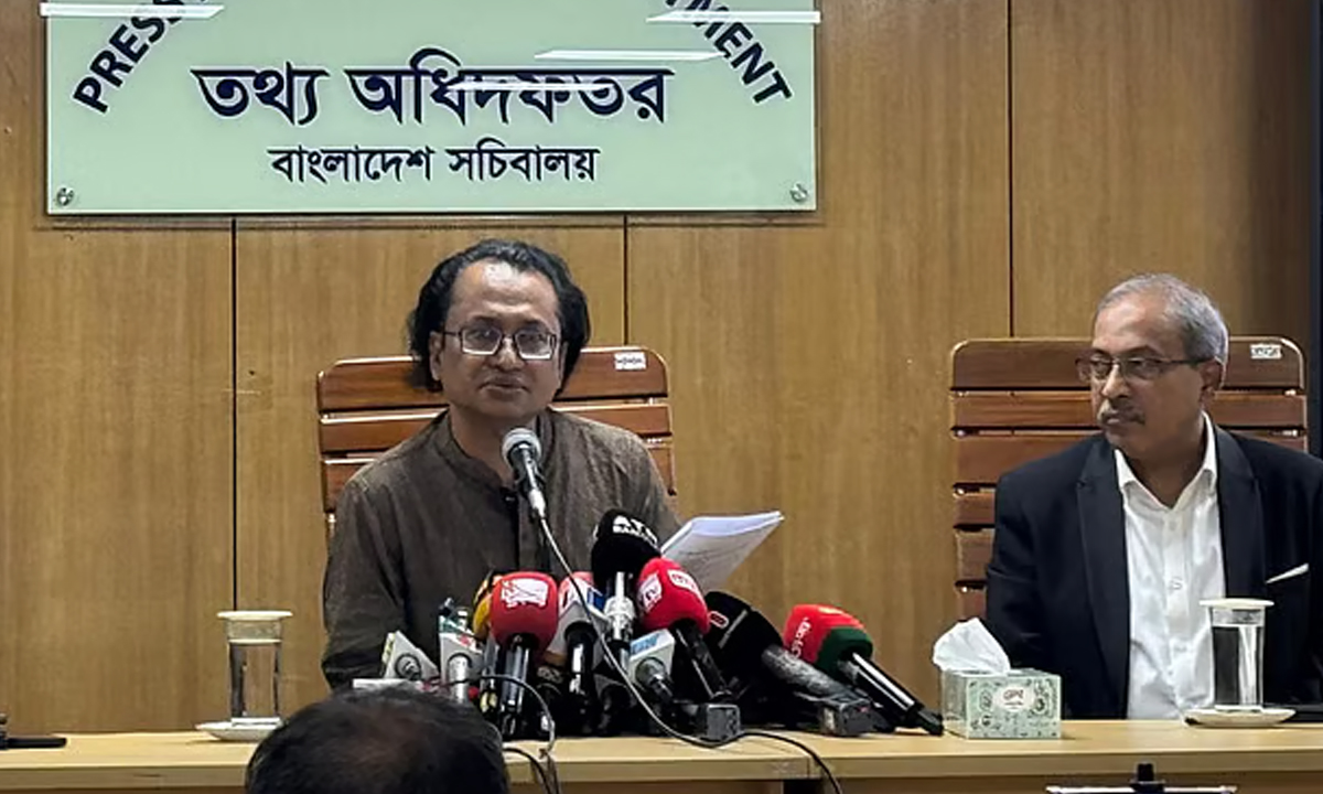 প্রধানমন্ত্রীর তথ্য ও সম্প্রচার উপদেষ্টা জাহের উর রহমান। ছবি : সংগৃহীত