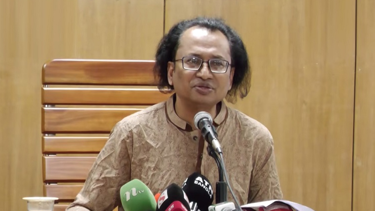 প্রধানমন্ত্রীর তথ্য ও সম্প্রচার উপদেষ্টা জাহেদ উর রহমান। ছবি : সংগৃহীত