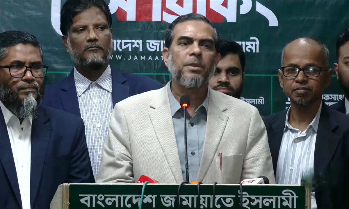 জামায়াতের প্রচার ও মিডিয়া বিভাগের প্রধান অ্যাডভোকেট এহসানুল মাহবুব জুবায়ের। ছবি- সংগৃহীত