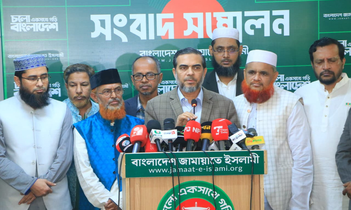 জামায়াতের সহকারী সেক্রেটারি জেনারেল এহসানুল মাহবুব জুবায়ের। ছবি- সংগৃহীত