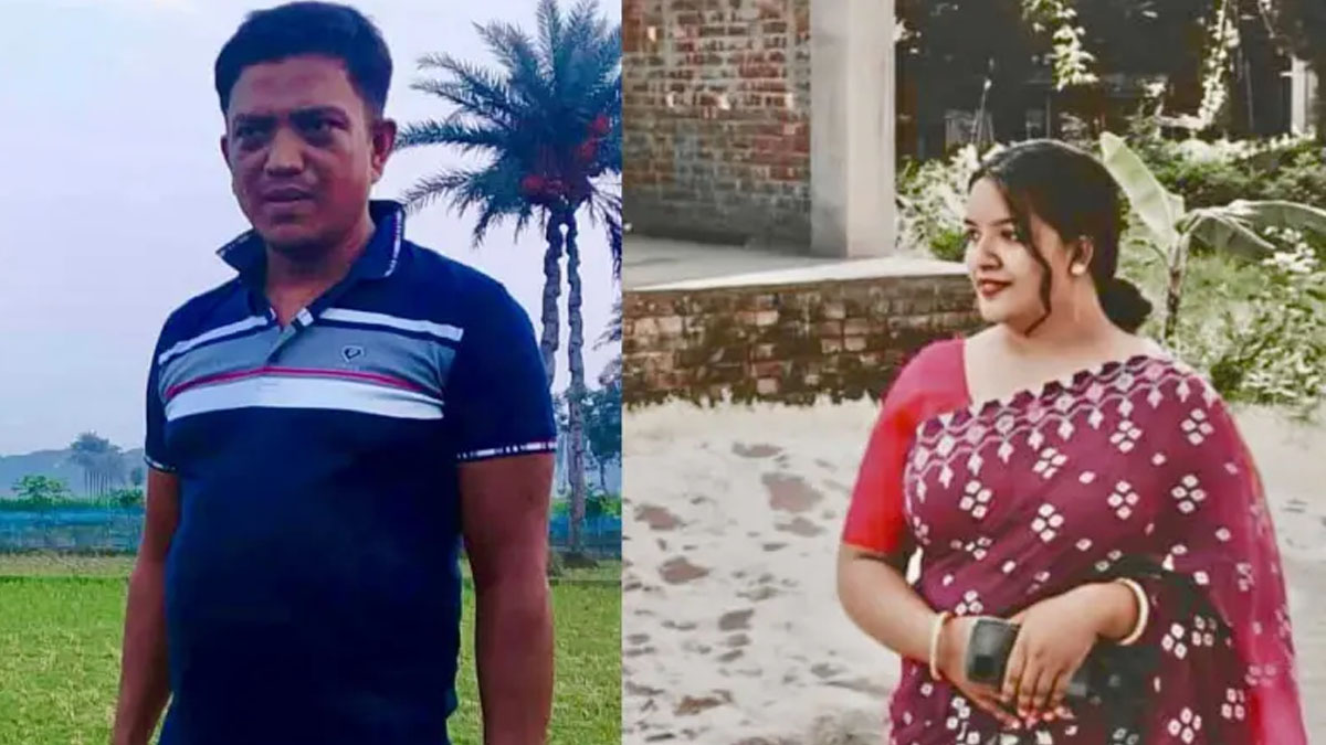 প্রতারক দম্পতি মিন্টু ও তার স্ত্রী বৃষ্টি।  ছবি- রূপালী বাংলাদেশ