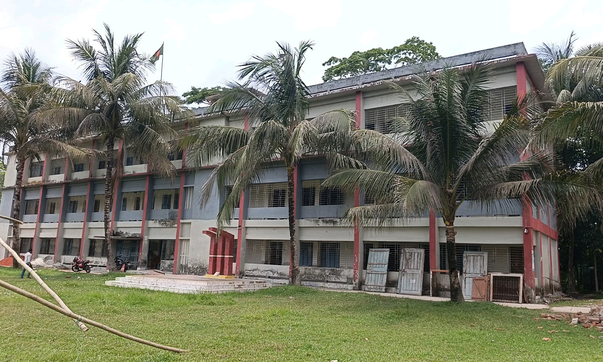 গাভা রামচন্দ্রপুরের শাহ মাহমুদিয়া ডিগ্রি। ছবি : রূপালী বাংলাদেশ