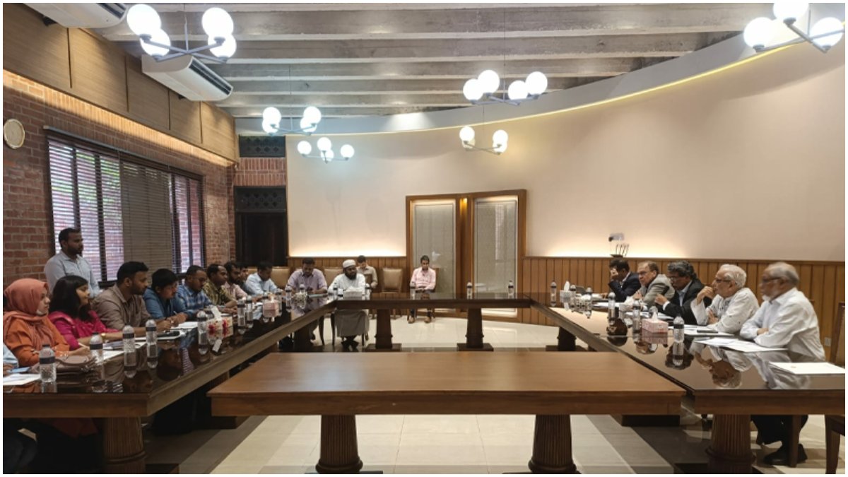 জুলাই যোদ্ধাদের প্রতিনিধিদলের সঙ্গে বৈঠক। ছবি- সংগৃহীত