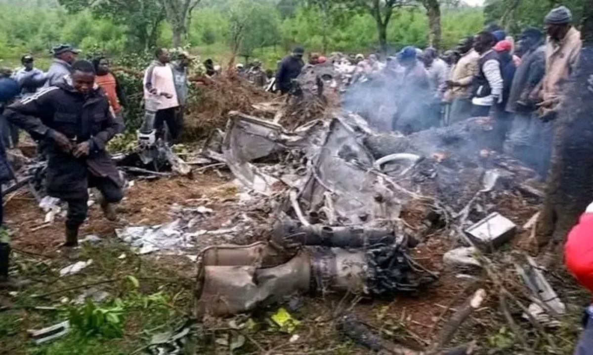 হেলিকপ্টার দুর্ঘটনা। ছবি : সংগৃহীত