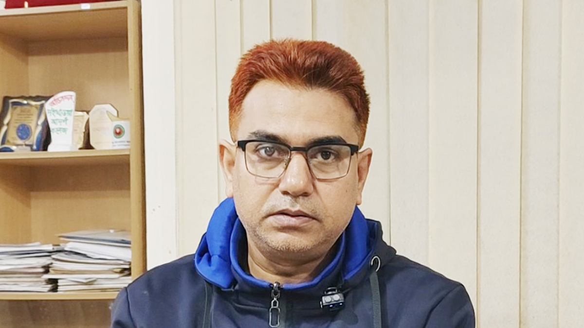 হাতীবান্ধা থানার ওসি শাহীন মোহাম্মদ আমানুল্লাহ। ছবি- সংগৃহীত