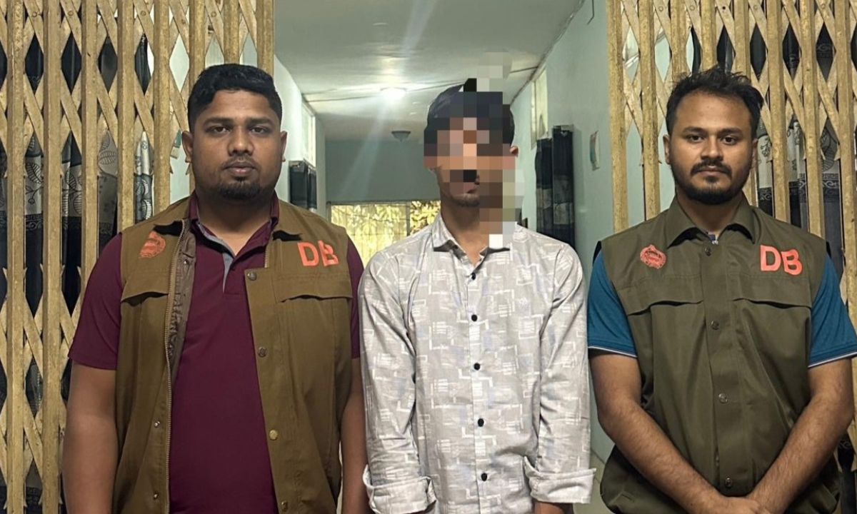 অভিযুক্ত সাহেদ। ছবি : রূপালী বাংলাদেশ