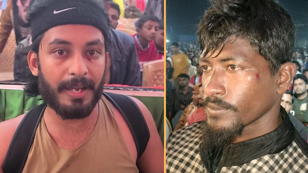 গুলিবিদ্ধ ২ জন। ছবি- রূপালী বাংলাদেশ