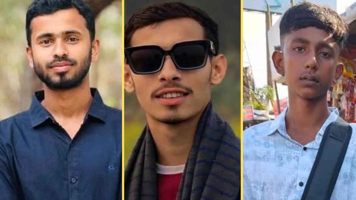 নিহত তিন বাংলাদেশি যুবক।