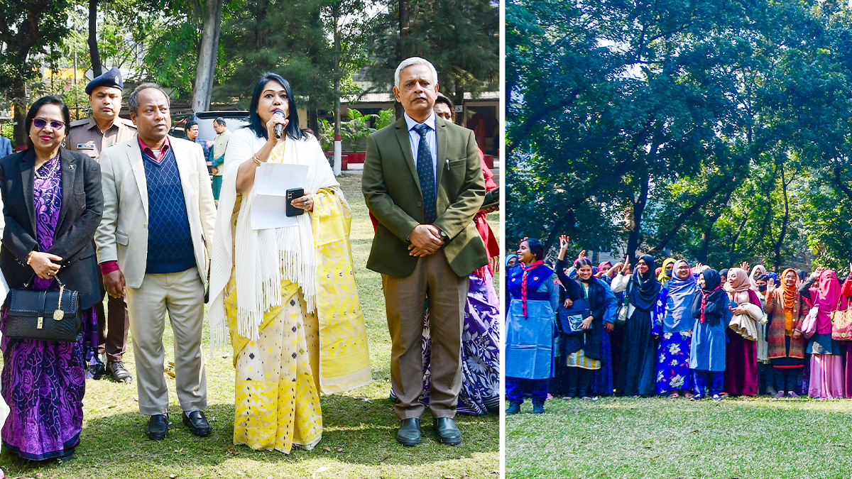 উপস্থিত ছিলেন তথ্য ও সম্প্রচার মন্ত্রণালয়ের সচিব মাহবুবা ফারজানা। ছবি- রূপালী বাংলাদেশ