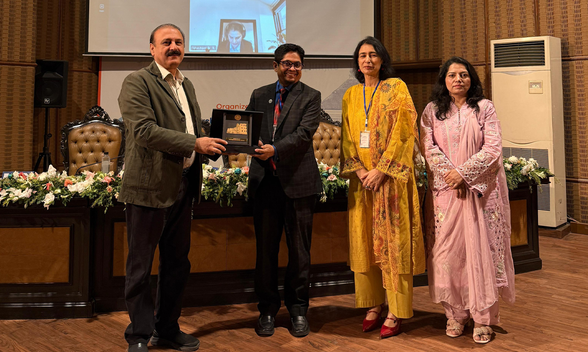 পাকিস্তানে আন্তর্জাতিক সম্মেলনে কী–নোট স্পিকার হিসাবে অংশগ্রহণ করেছেন আবুল কালাম আজাদ । ছবি- সংগৃহীত