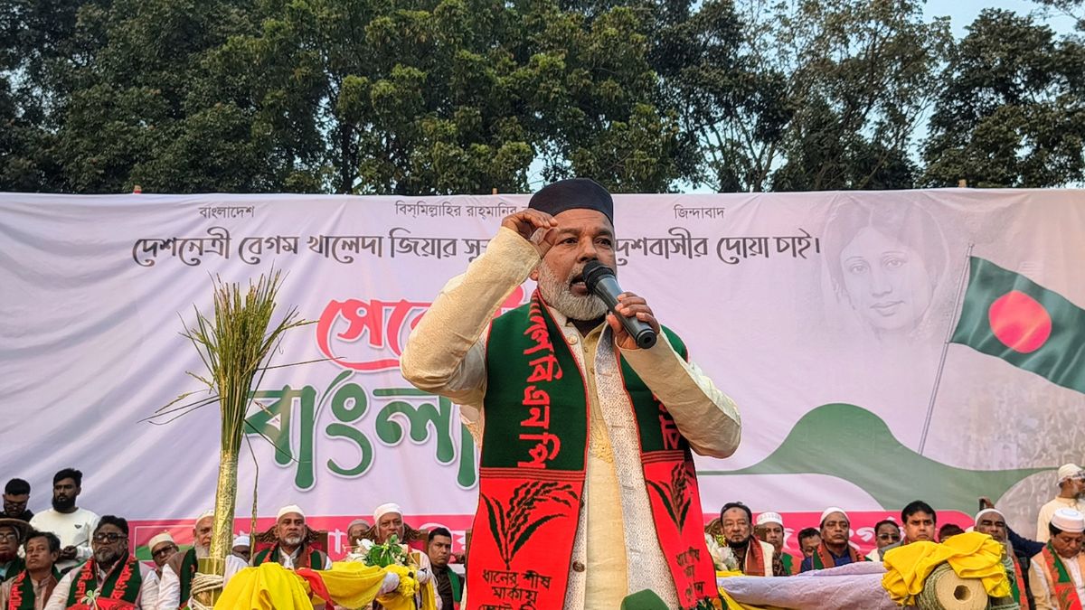 নারায়ণগঞ্জ-৩ আসনের বিএনপির মনোনীত প্রার্থী আজহারুল ইসলাম মান্নান। ছবি- রূপালী বাংলাদেশ