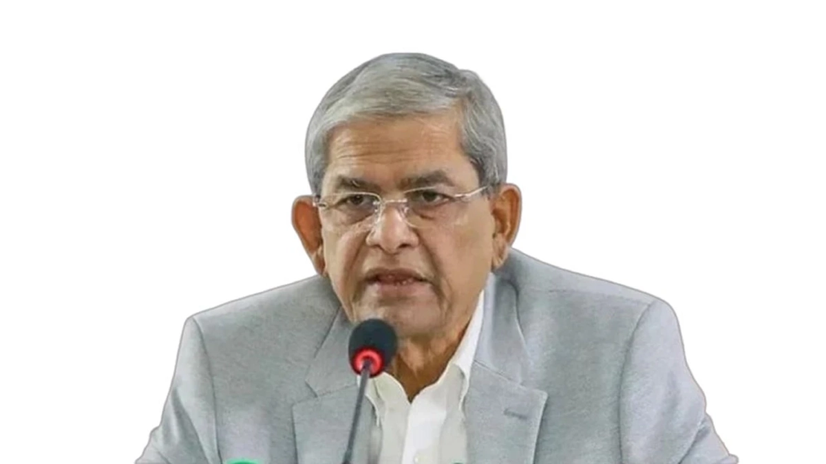 বিএনপির মহাসচিব ও স্থানীয় সরকারমন্ত্রী মির্জা ফখরুল ইসলাম আলমগীর। ছবি : সংগৃহীত