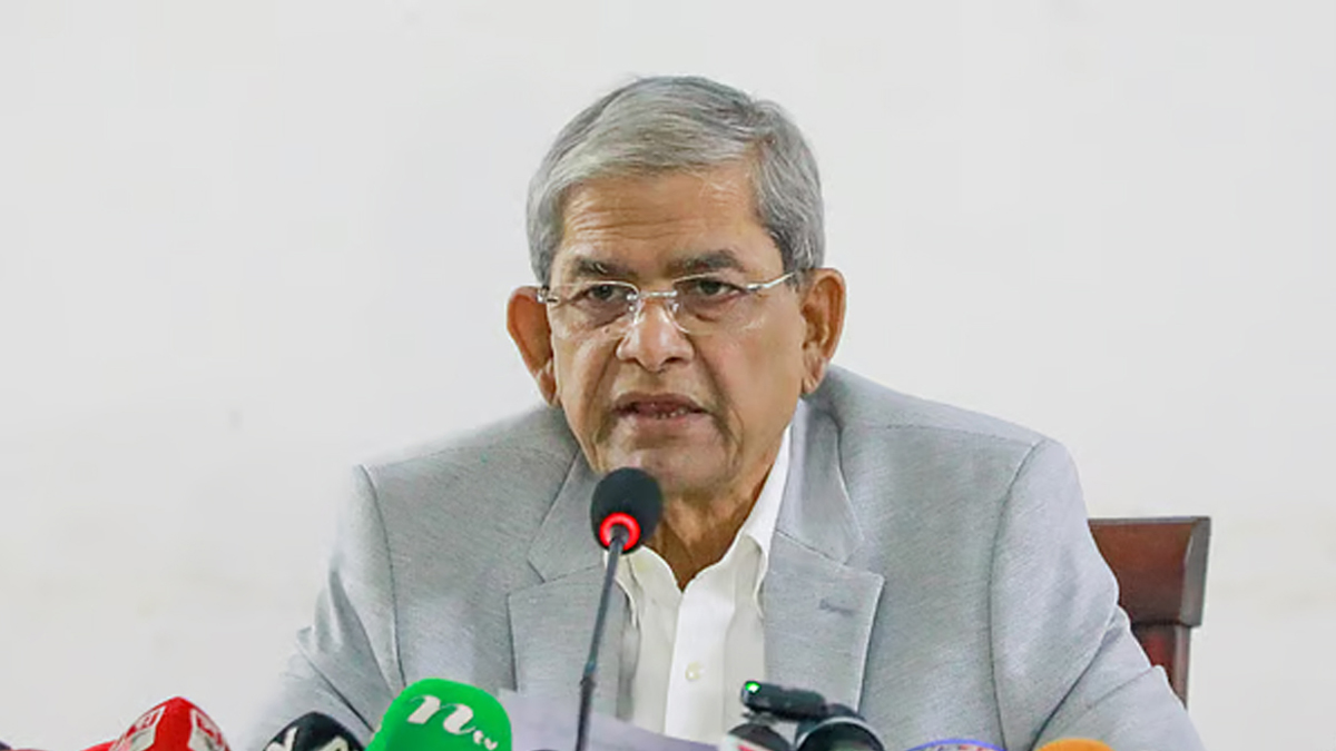 বিএনপি মহাসচিব মির্জা ফখরুল ইসলাম আলমগীর। ছবি- সংগৃহীত