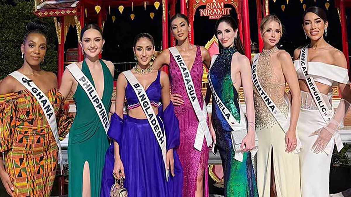 ‘মিস ইউনিভার্স’-এর কয়েকজন প্রতিযোগী।   ছবি - সংগৃহীত