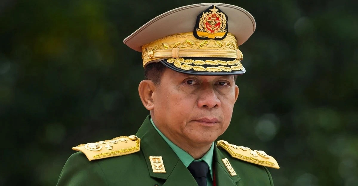 জান্তা সরকারের প্রধান মিন অং হ্লাইং। ছবি- সংগৃহীত