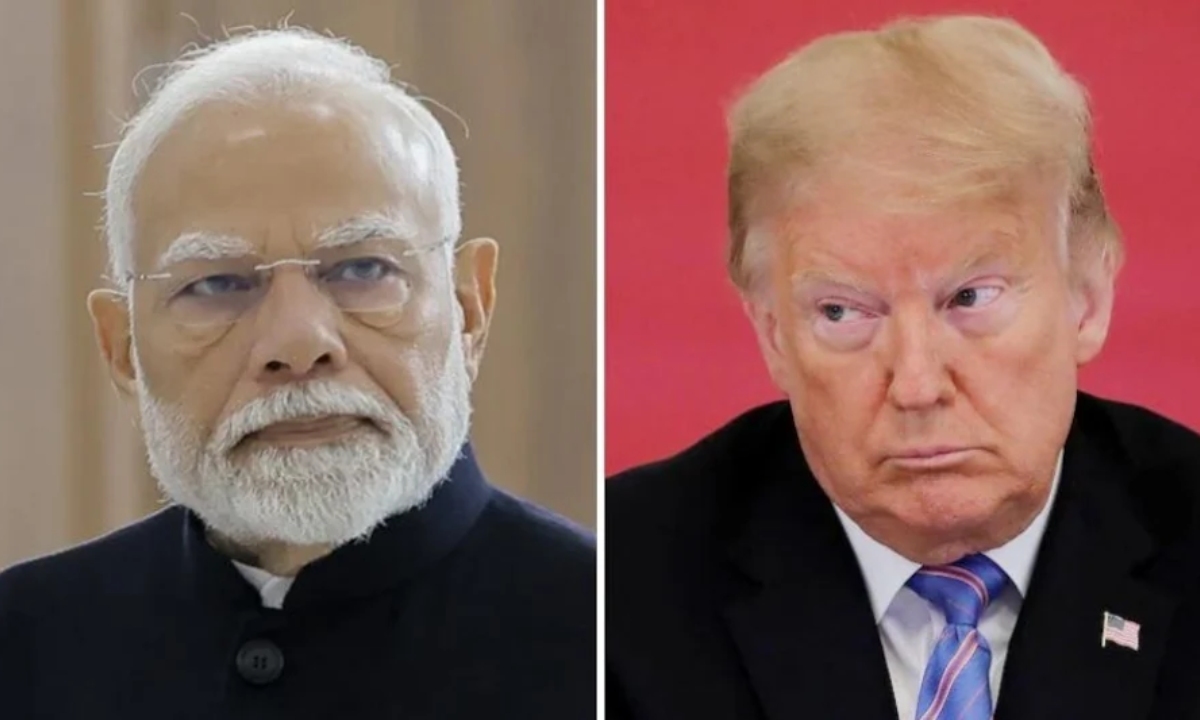 ভারতের প্রধানমন্ত্রী নরেন্দ্র মোদি ও মার্কিন প্রেসিডেন্ট ডোনাল্ড ট্রাম্প। ছবি- সংগৃহীত