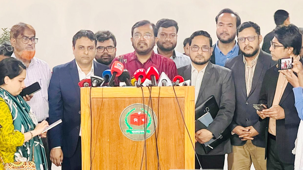 এবি পার্টির চেয়ারম্যান মজিবুর রহমান মঞ্জু। ছবি- রূপালী বাংলাদেশ