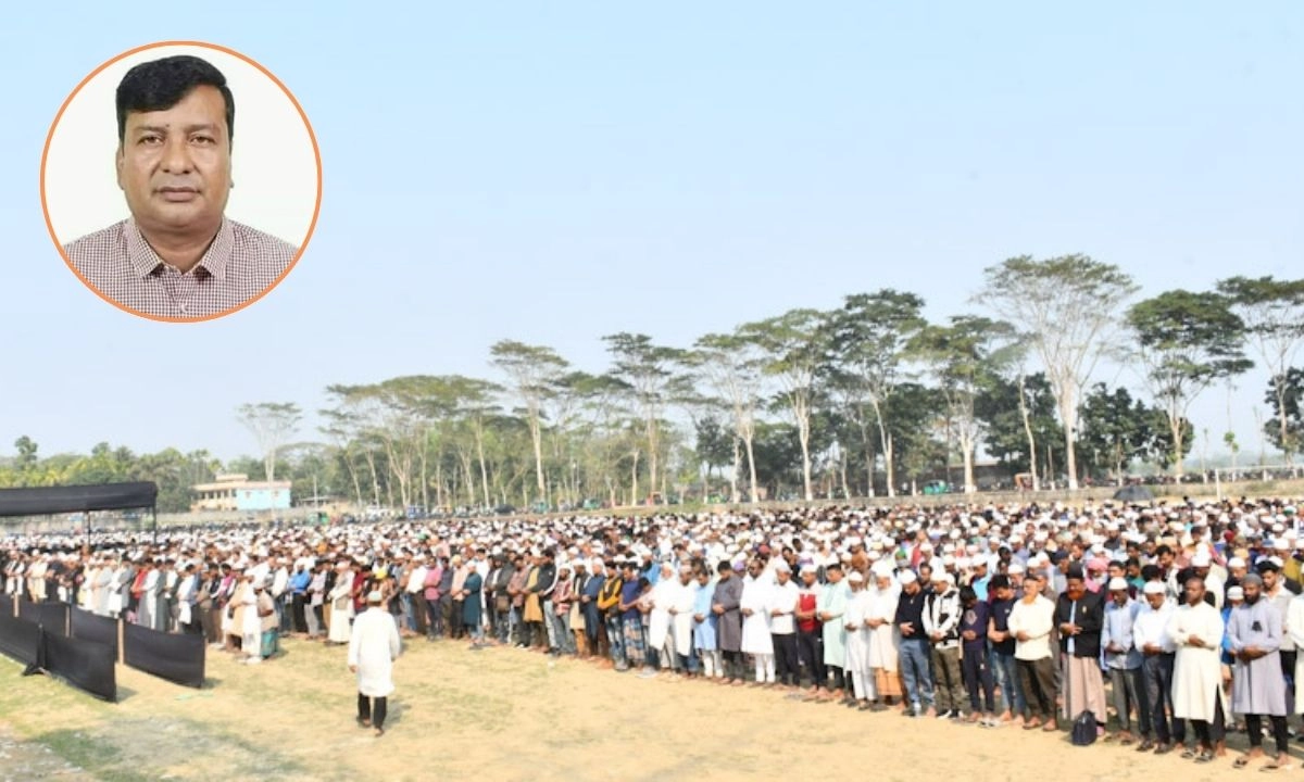 বিএনপি নেতার দাফন। ছবি : রূপালী বাংলাদেশ