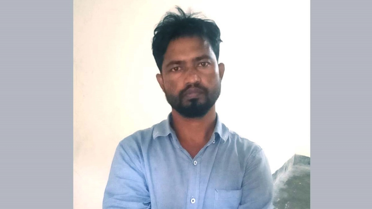 গ্রেপ্তার তৌফিক হোসেন রাজন। ছবি- রূপালী বাংলাদেশ