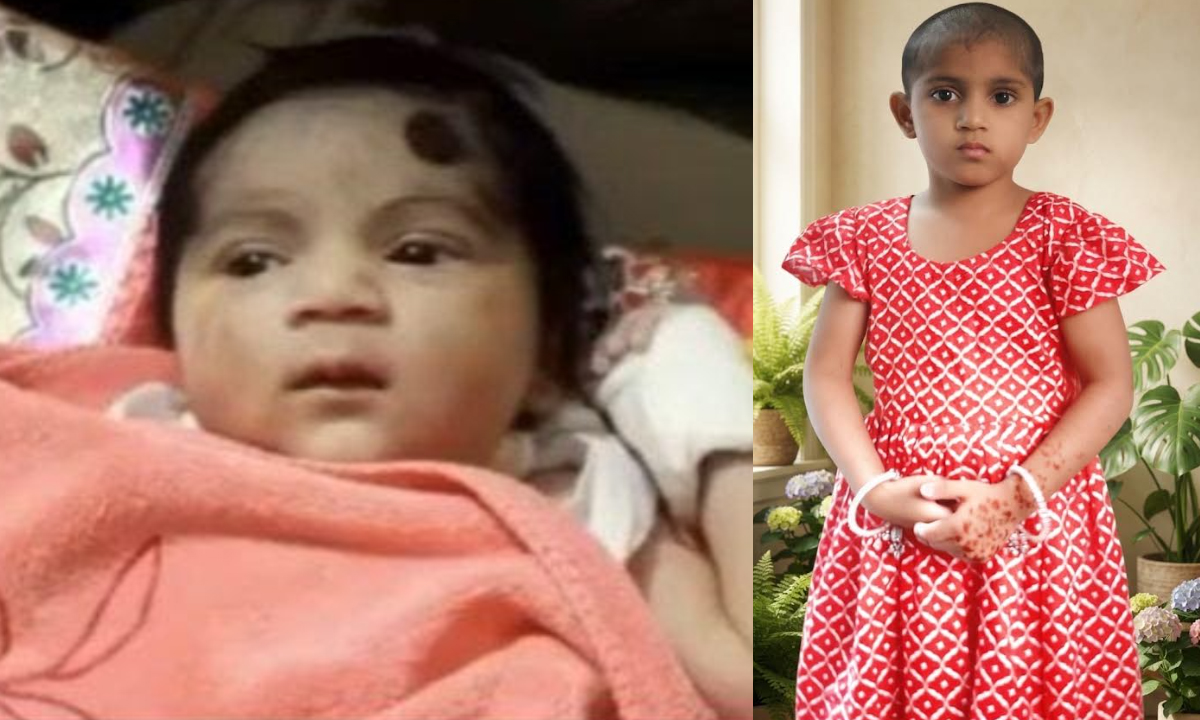 শিশু ফাতেমা। ছবি : সংগৃহীত