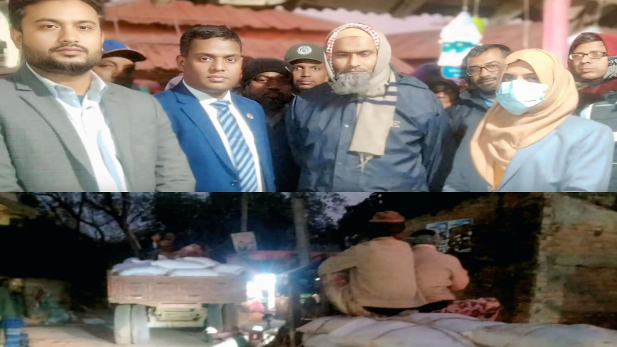 নাচোলে ১৭১ বস্তা অবৈধভাবে মজুদ করা সরকারি সার জব্দ করা হয়। ছবি- রূপালী বাংলাদেশ
