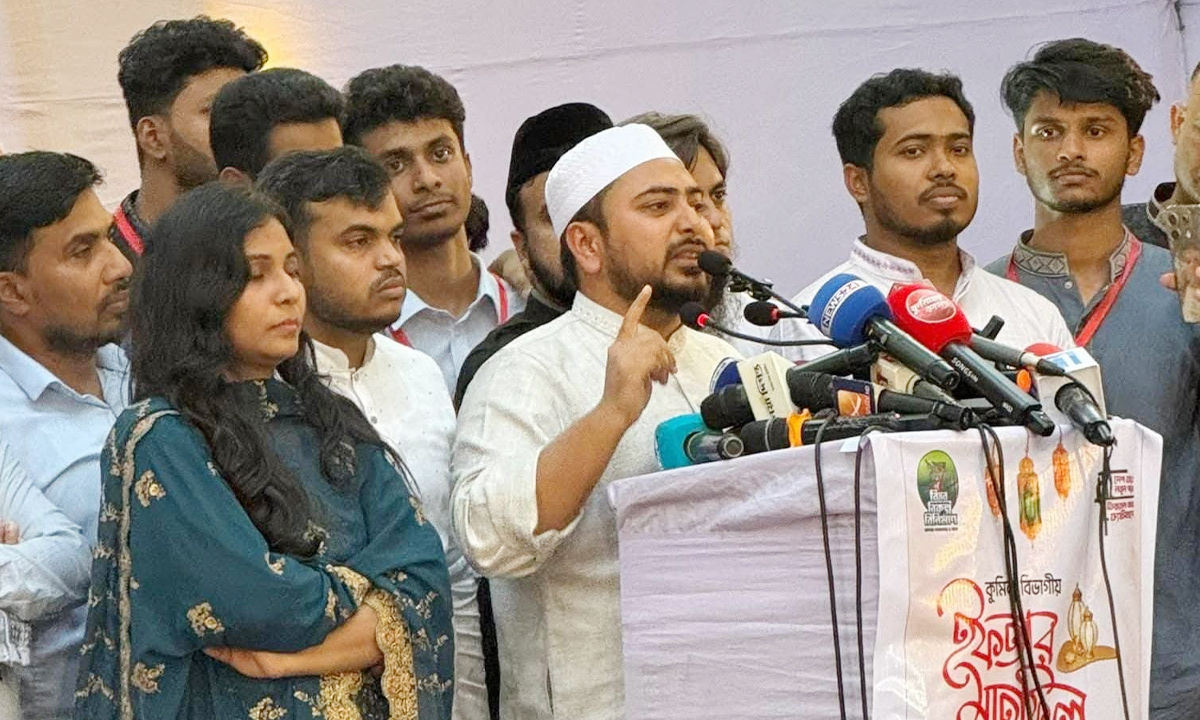 এনসিপির আহ্বায়ক নাহিদ ইসলাম এমপি। ছবি- রূপালী বাংলাদেশ