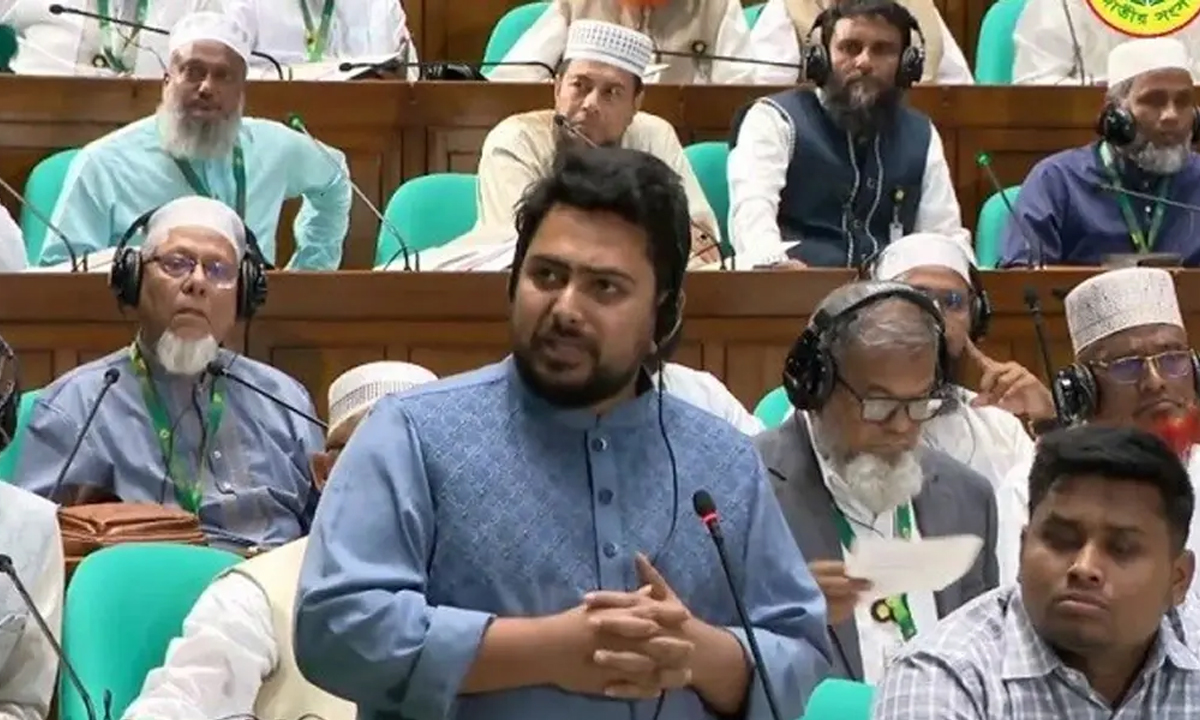 বিরোধীদলীয় চিফ হুইপ নাহিদ ইসলাম। ছবি- সংগৃহীত