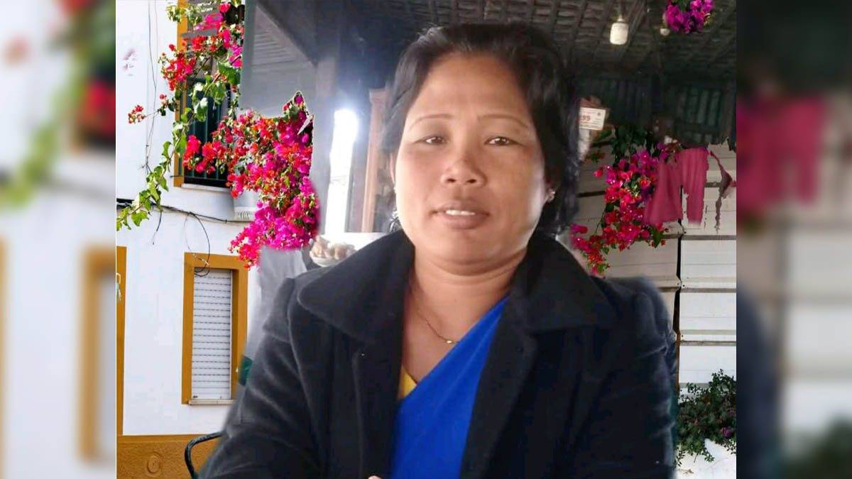 পোড়াগাঁও ইউনিয়ন আওয়ামী লীগের সভাপতি গারো জাতিগোষ্ঠীর নারী বন্দনা চাম্বুগং। ছবি- রূপালী বাংলাদেশ