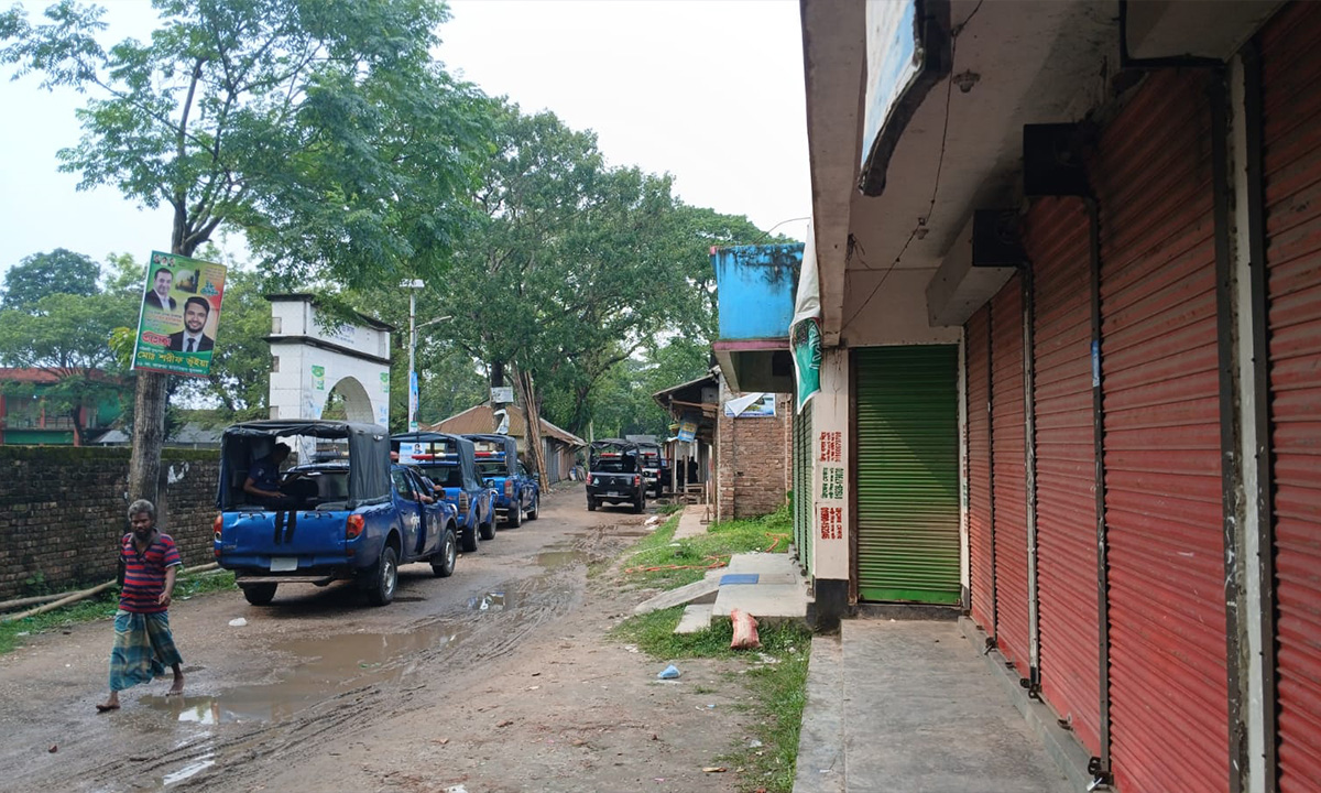 নান্দাইলে দুপক্ষের সংঘর্ষে ১৪৪ ধারা জারি