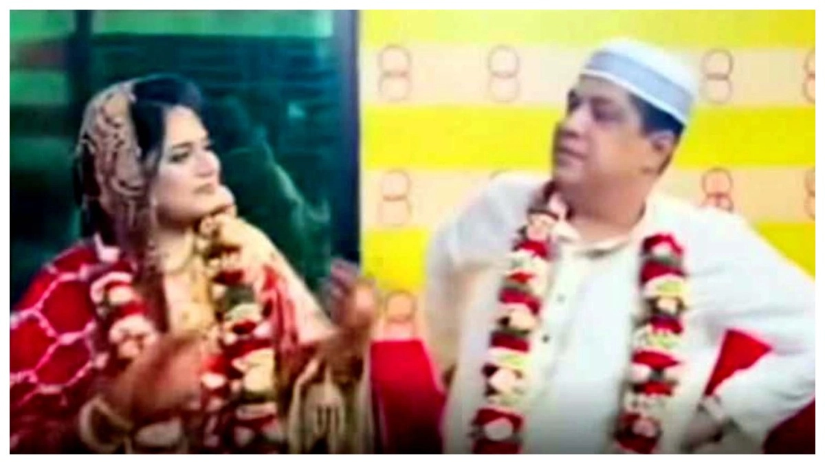 স্ত্রীসহ নাছির উদ্দিন। ছবি- সংগৃহীত