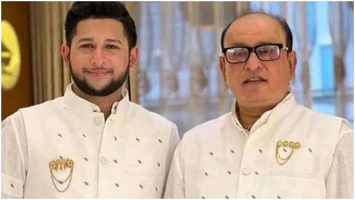 মাইটিভির চেয়ারম্যান নাসির উদ্দীন ও ইউটিউবার তৌহিদ আফ্রিদি। ছবি- সংগৃহীত