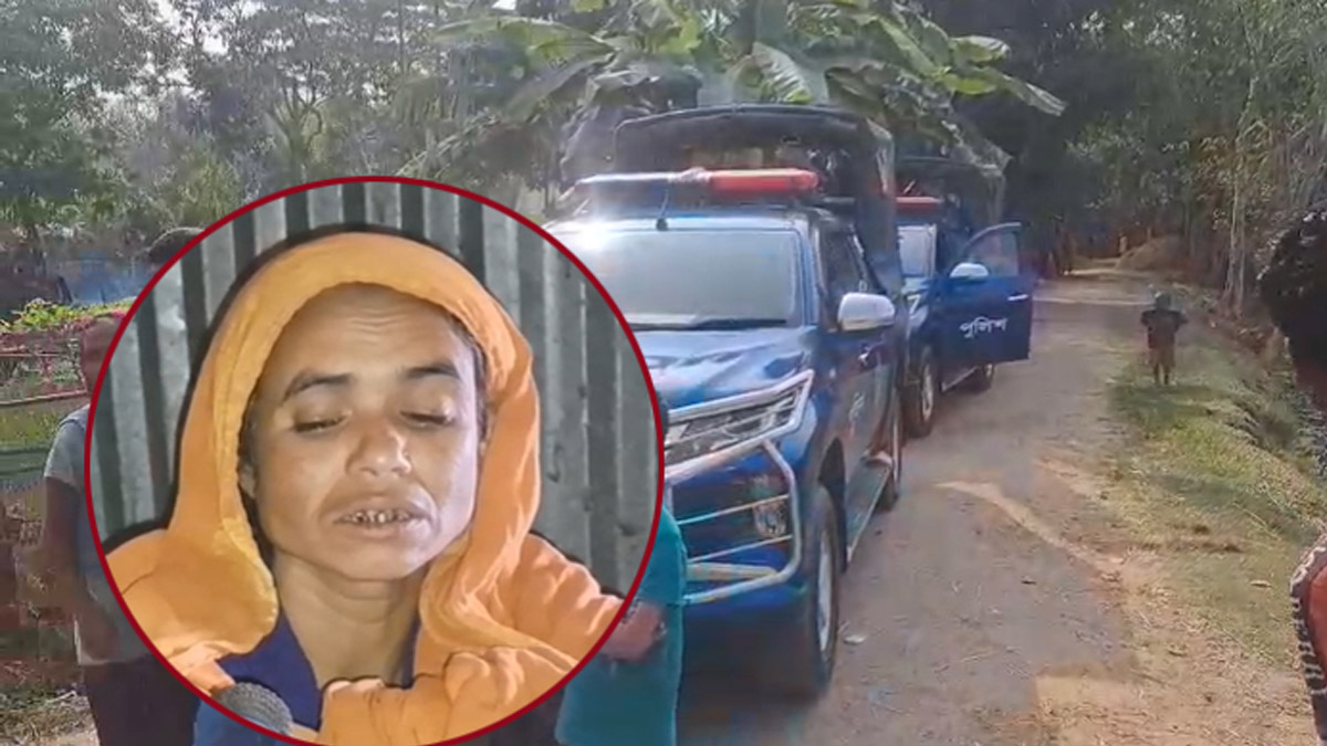 স্বামীর মুখ ও হাত-পা বেঁধে গলা কেটে হত্যা করেন বেদেনা আক্তার।  ছবি- সংগৃহীত