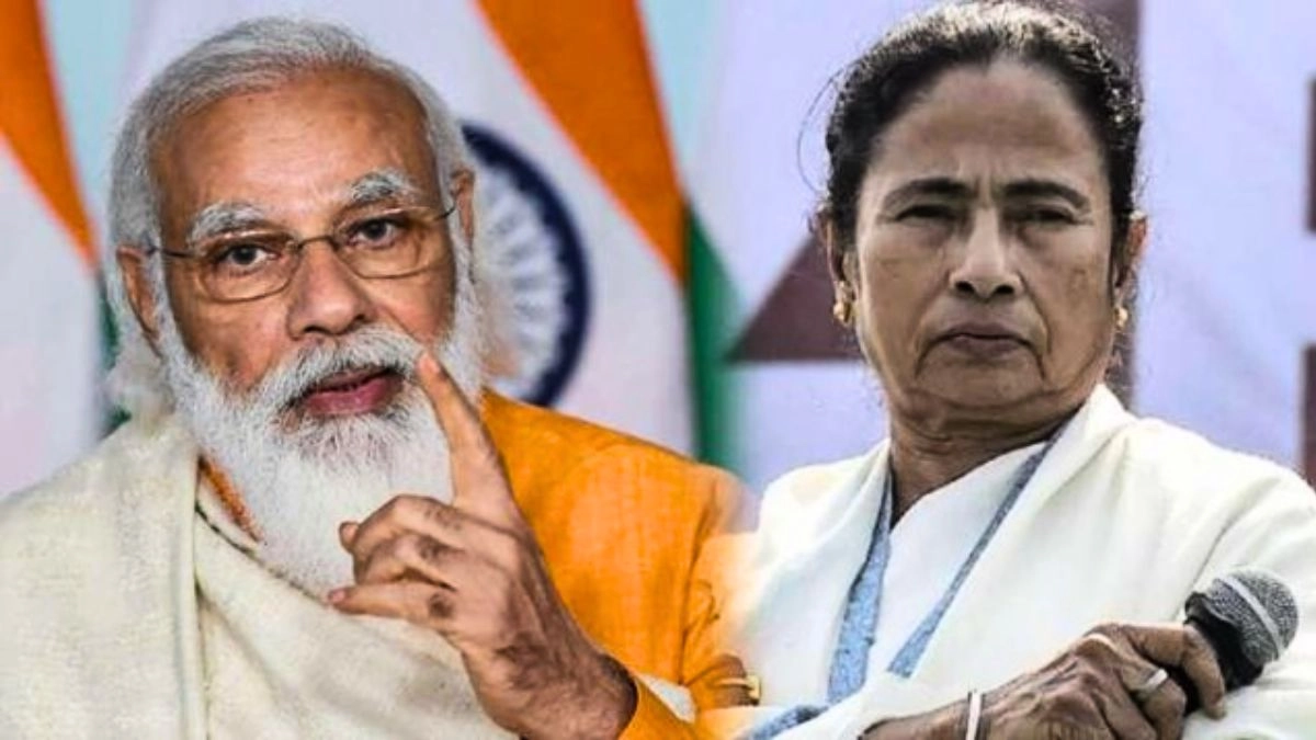 নরেন্দ্র মোদি ও মমতা বন্দ্যোপাধ্যায় । ছবি- সংগৃহীত