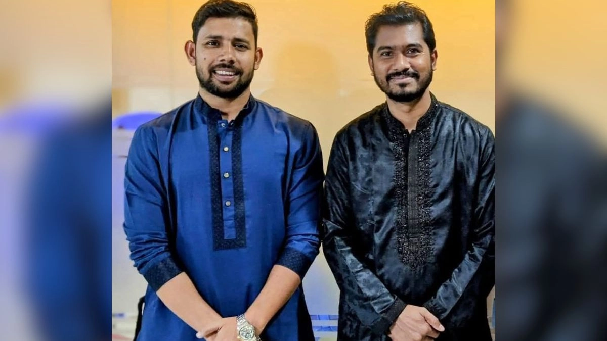 গণঅধিকার পরিষদের সভাপতি নুরুল হক নুরের সঙ্গে মুহাম্মদ জসিম।