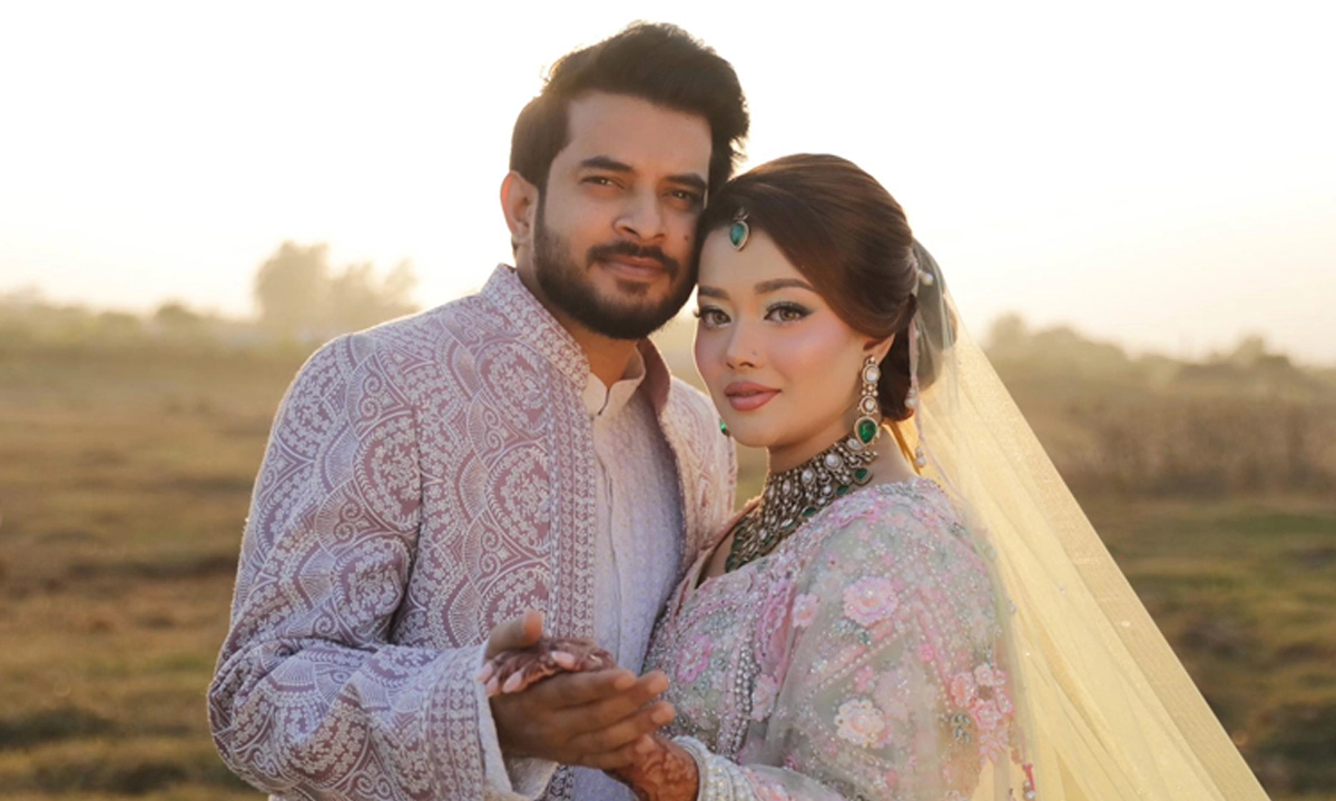 পার্থ শেখ ও সামিহা রহমান। ছবি: সংগৃহীত