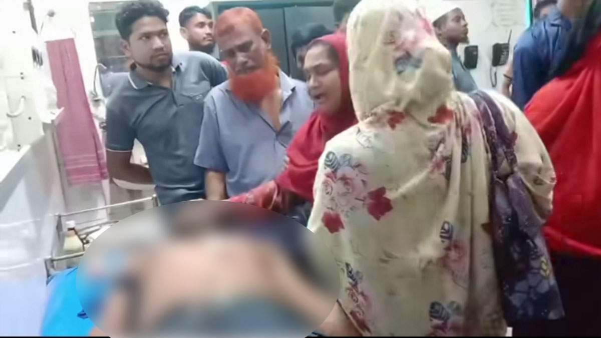চোরের হাতে নিহত বিএনপি নেতা।  ছবি- রূপালী বাংলাদেশ